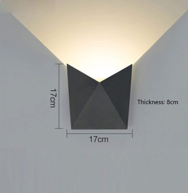 Design buitenwandlamp Milo – zwart 5W