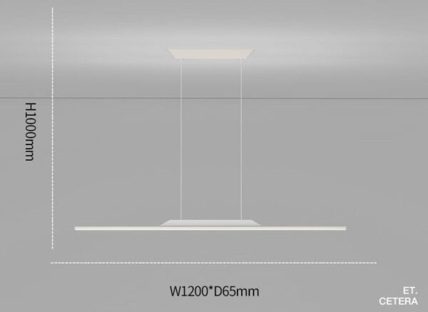 Moderne Minimalistische Kroonluchter Horizontale Opknoping Led Hanglamp Eetkamer Keuken Kantoor Receptie Verlichting Armatuur 2024