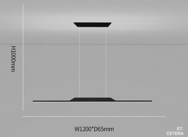Moderne Minimalistische Kroonluchter Horizontale Opknoping Led Hanglamp Eetkamer Keuken Kantoor Receptie Verlichting Armatuur 2024