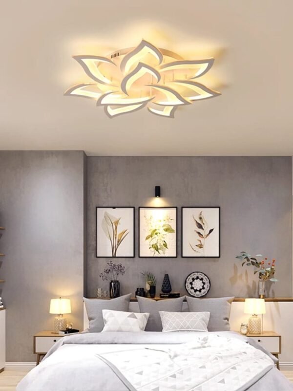 Moderne Led Woonkamer Plafondlamp Slaapkamer Plafondlamp Eetkamer Kroonluchter Dimmen Licht Hotel Interieur Verlichtingsarmaturen