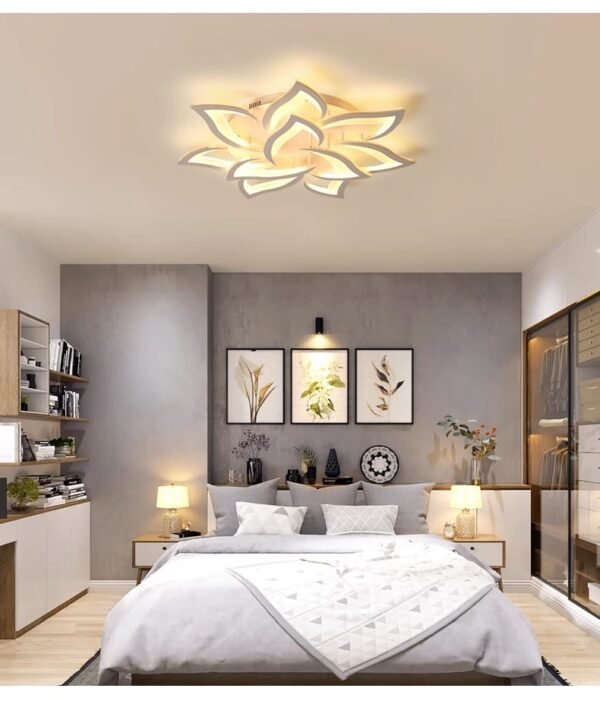 Moderne Led Woonkamer Plafondlamp Slaapkamer Plafondlamp Eetkamer Kroonluchter Dimmen Licht Hotel Interieur Verlichtingsarmaturen