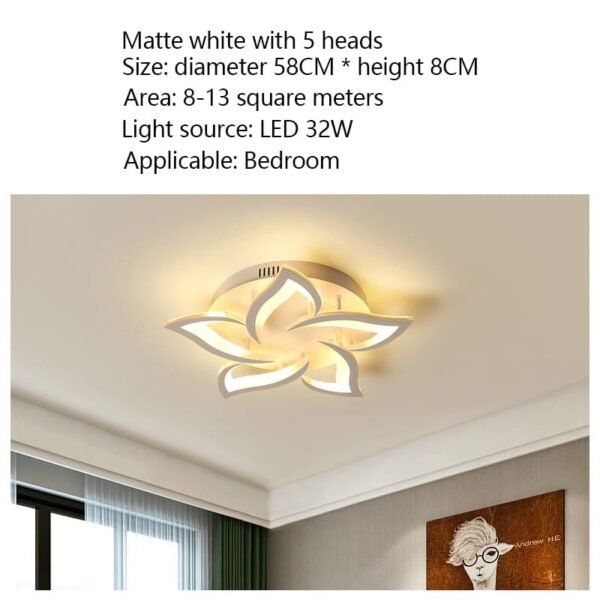 Moderne Led Woonkamer Plafondlamp Slaapkamer Plafondlamp Eetkamer Kroonluchter Dimmen Licht Hotel Interieur Verlichtingsarmaturen