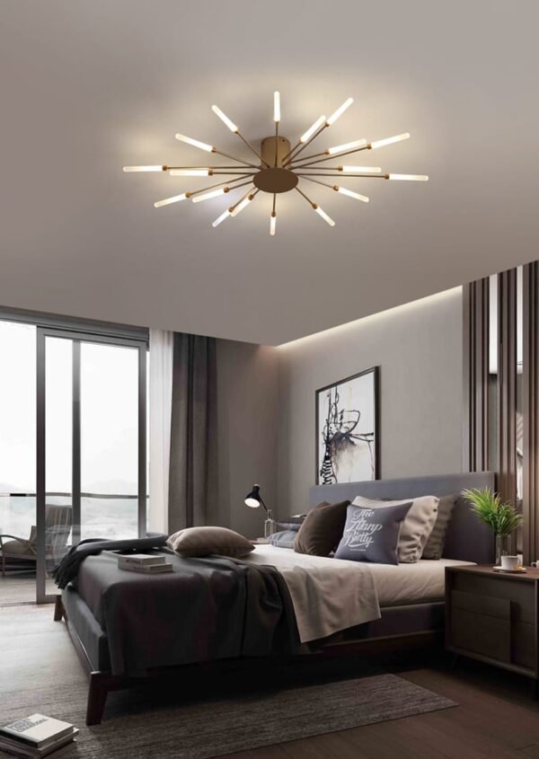 Moderne Plafondlamp Led Lamp Optische Acryl Vuurwerk Plafond Verlichting Voor Woonkamer Slaapkamer Eetkamer Keuken Lampen