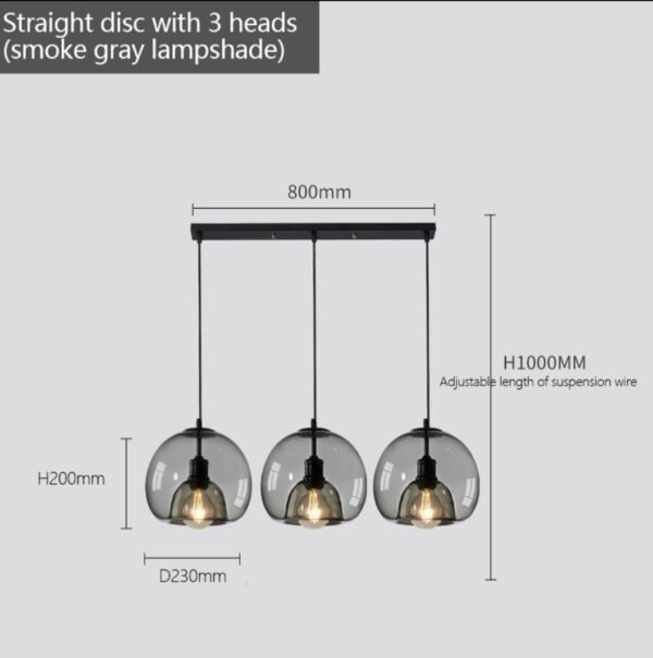 Nordic Led Glas Hanglampen E27 Hangende Hanglamp Eetkamer Keuken Restaurant Tafel Decor Kunst Kroonluchters Ophanging