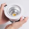 Dimbare Led Downlight 12W Plafondlamp Verzonken Licht Rond Led Paneellicht Led Spot Licht Binnenverlichting